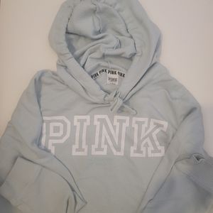 VS Pink Baby Blue Logo Hoodie